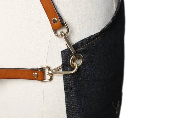 KBS Knives Waxed Canvas And Leather Craftsman Apron