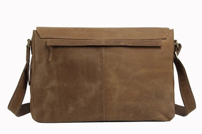 KBS Knives “The Courier” Vintage Leather Messenger Bag