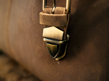 KBS Knives Crazy Horse Leather Messenger Bag