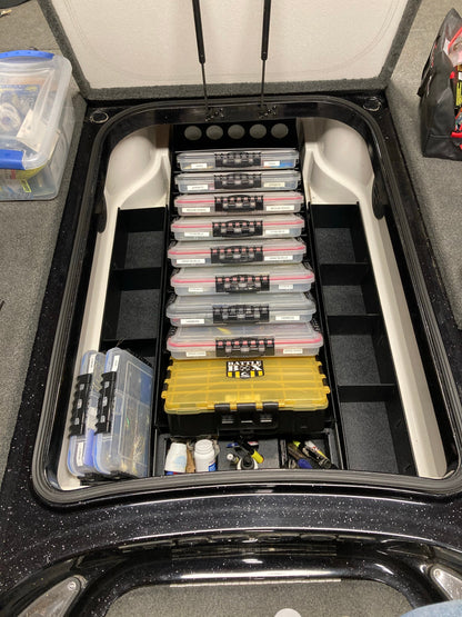 AMPD Marine NPDRANG0023 2014-2021 Ranger® Z520C/L FRONT DECK CENTER COMPARTMENT TACKLE STORAGE TRAY SYSTEM