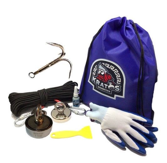 Kratos Beginner Neodymium Classic Magnet Fishing Bundle