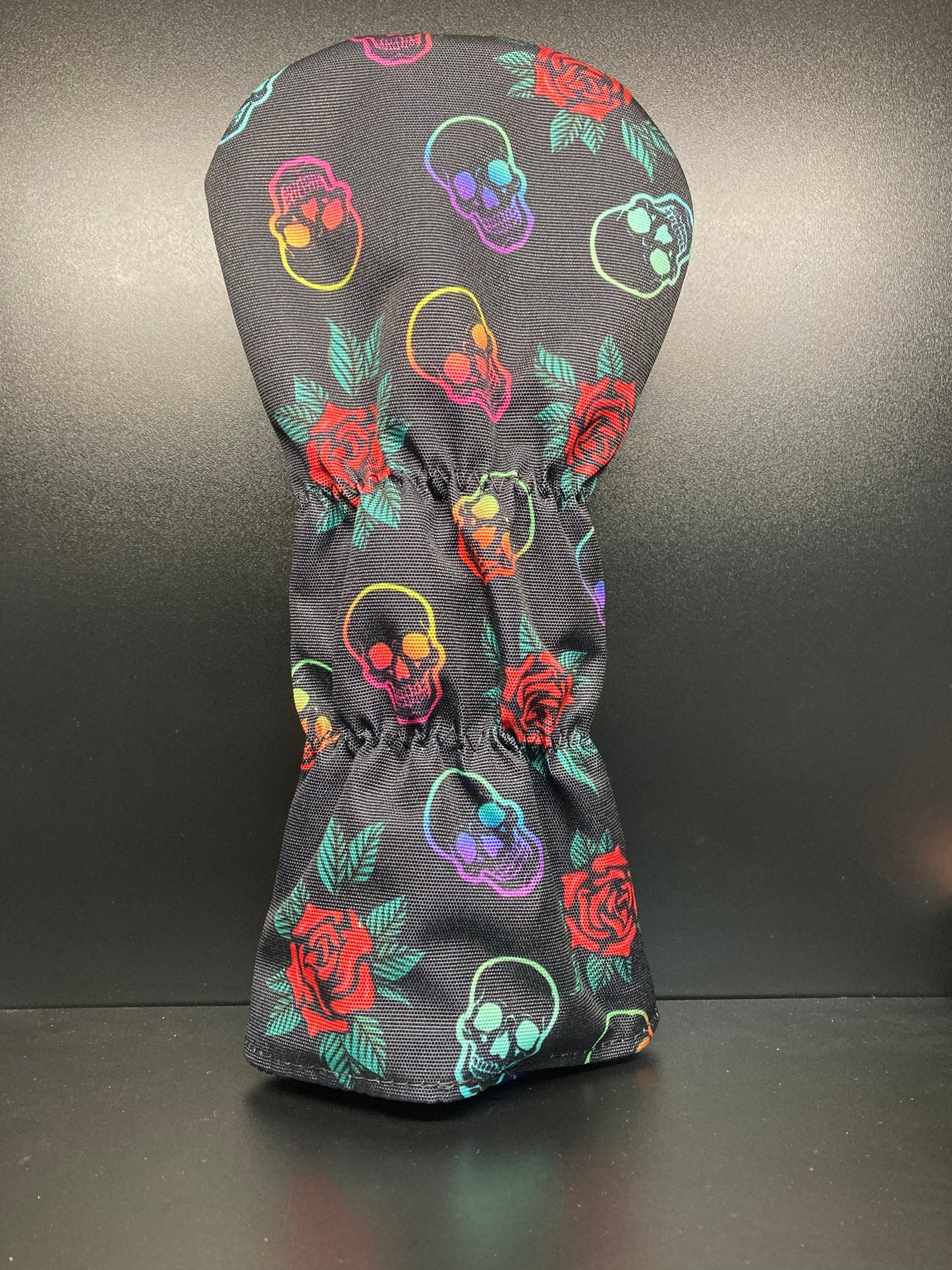 ParWestGolf Skulls & Roses Canvas Headcover