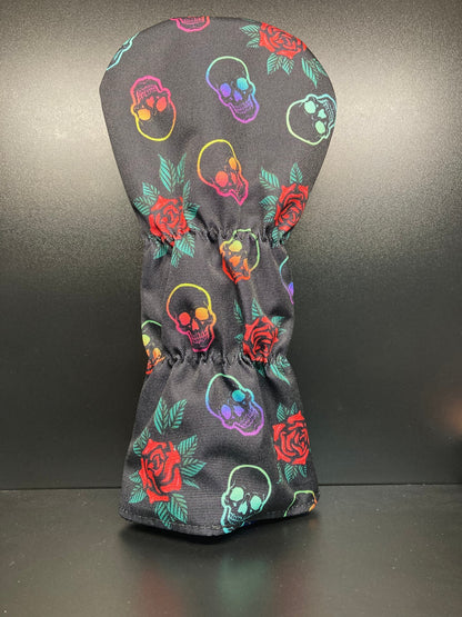 ParWestGolf Skulls & Roses Canvas Headcover