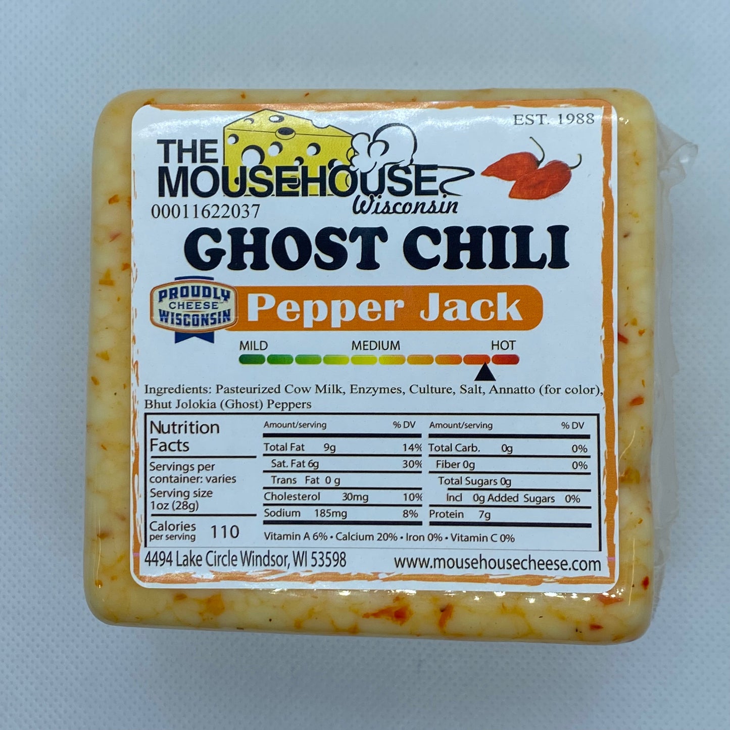 Mousehouse Cheesehaus Ghost Chili Pepper Jack