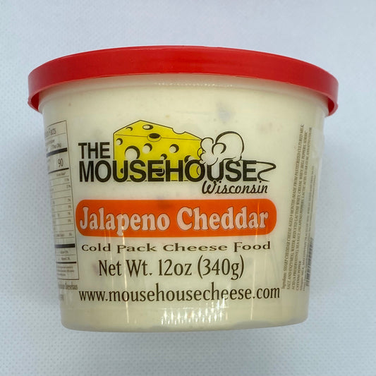 Mousehouse Cheesehaus Jalapeno Cheddar Spread, 12 oz