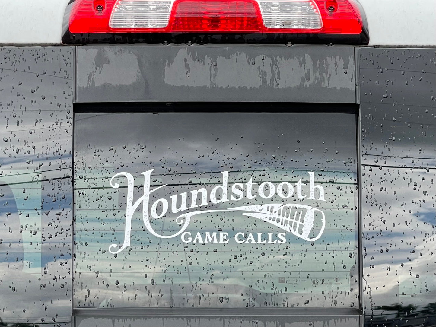 Houndstooth Large Decal 4in x 11in