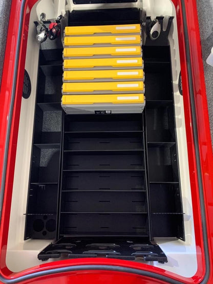 AMPD Marine NPDRANG0028 2015-2021 Ranger® Z521 C/L   FRONT DECK CENTER COMPARTMENT TACKLE STORAGE TRAY SYSTEM