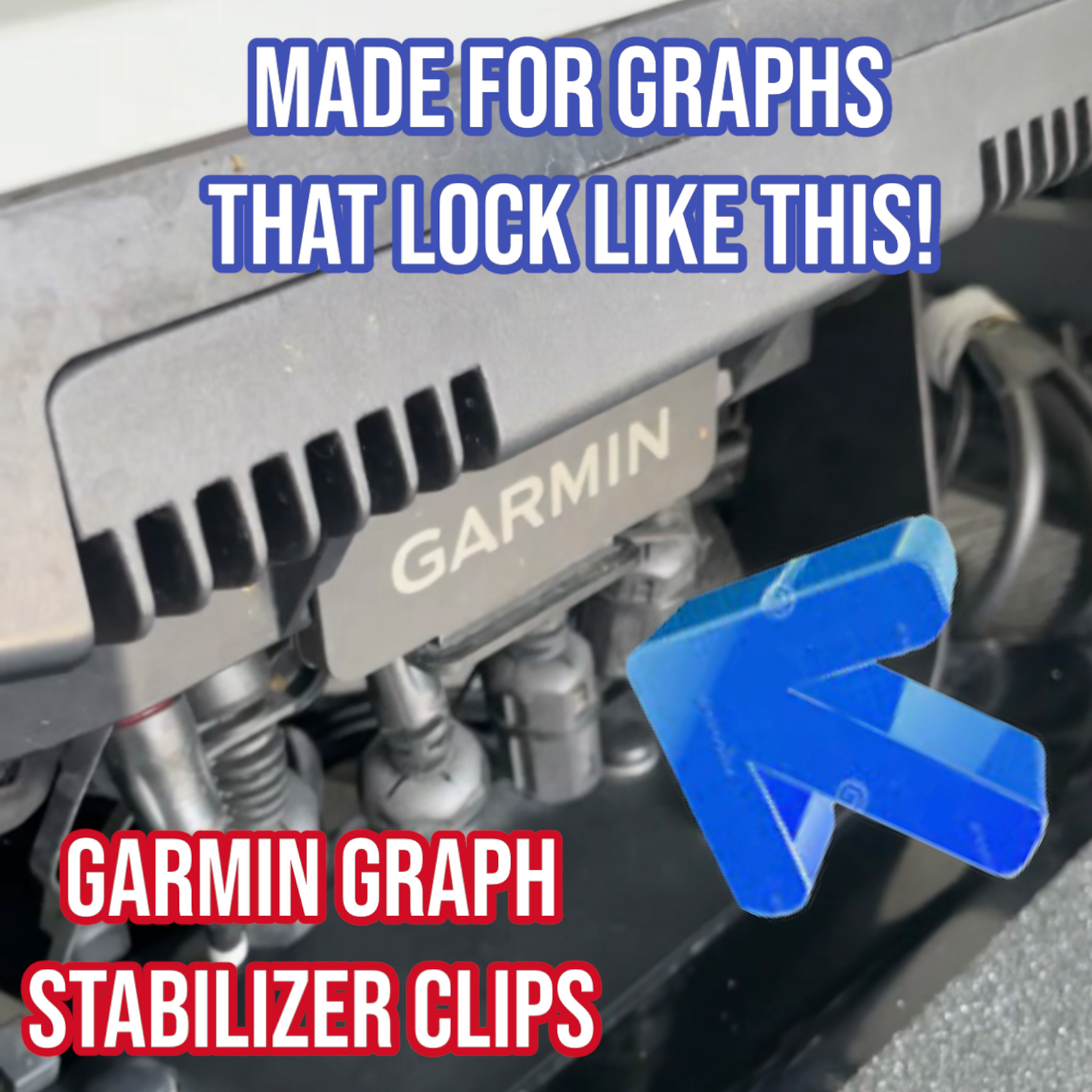 DD26 Fishing Stabilizer Clip for Garmin Graphs