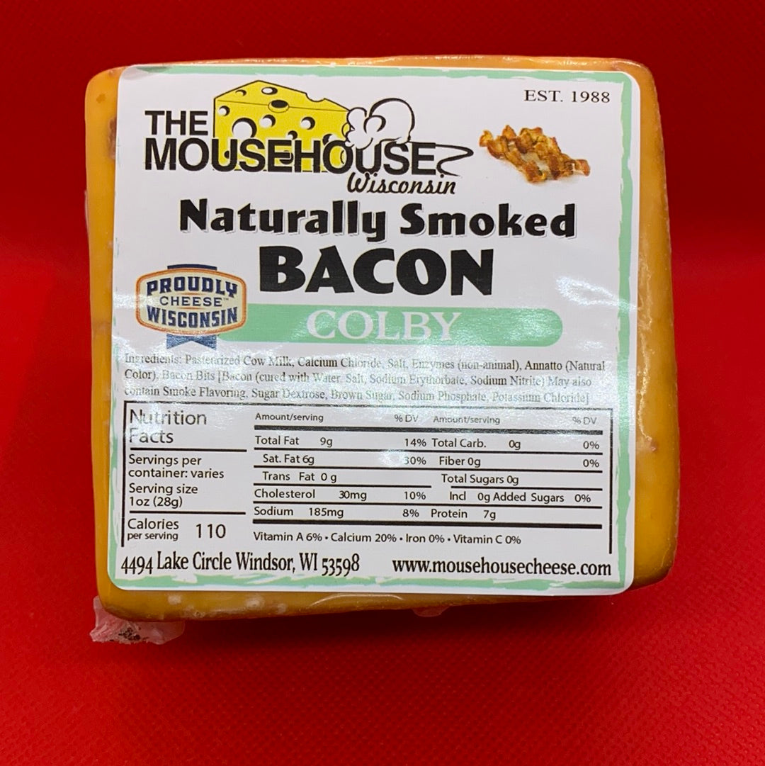 Mousehouse Cheesehaus Smoked Bacon Colby