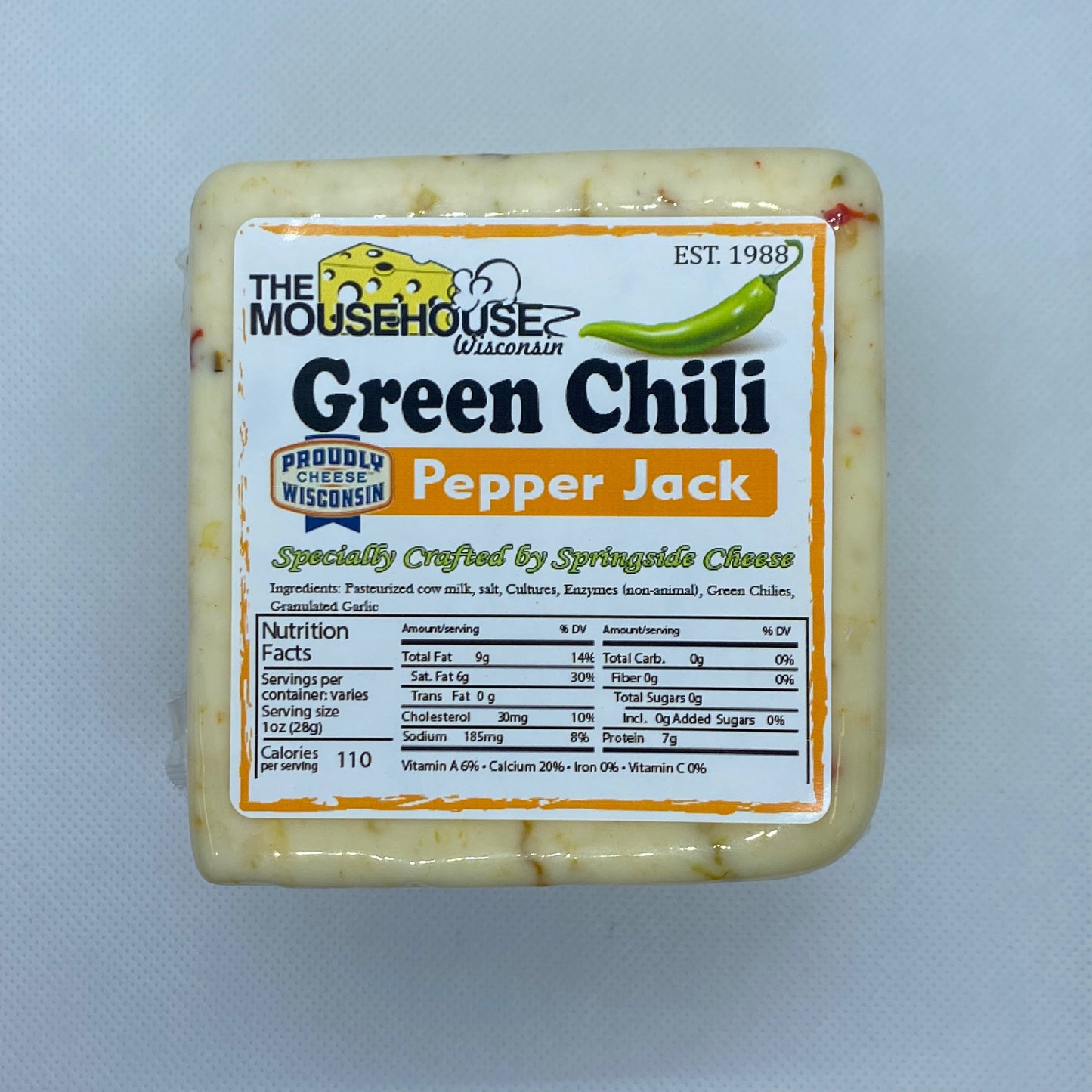 Mousehouse Cheesehaus Green Chile Pepper Jack