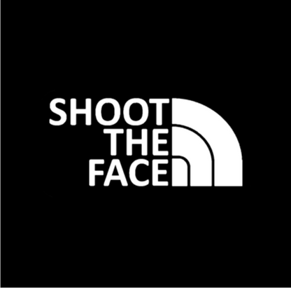 Direct Action Apparel "SHOOT THE FACE" TEE (OFF WHITE)