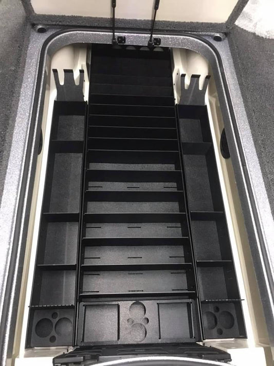AMPD Marine NPDRANG0028 2015-2021 Ranger® Z521 C/L   FRONT DECK CENTER COMPARTMENT TACKLE STORAGE TRAY SYSTEM