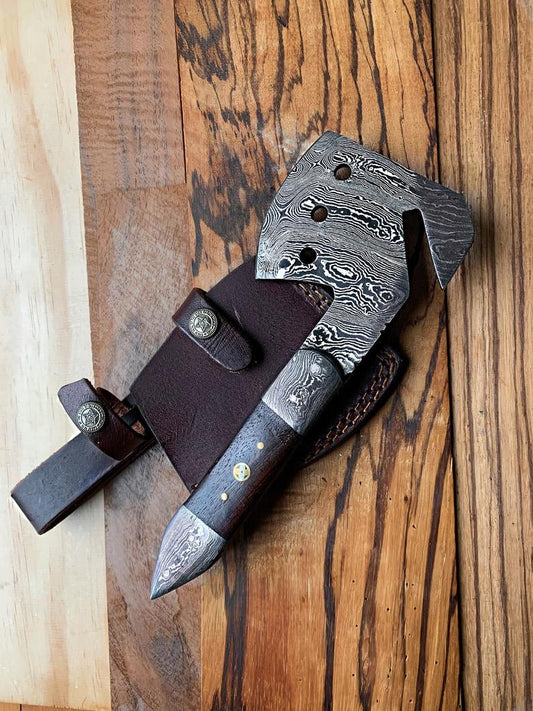 KBS Knives FULL TANG DAMASCUS EDC AXE