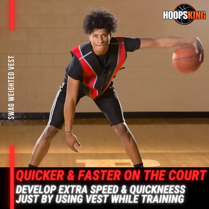 HoopsKing S.W.A.G. Strength Suit | Adjustable Weighted Vest & Shorts