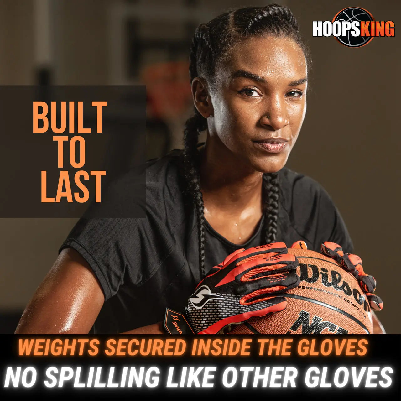 Hoop Handz Weighted Basketball Gloves | Heavy | Increase Hand Speed