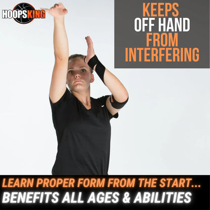 HoopsKing Wrap Strap (Off Hand) | Basketball Shooting Aid