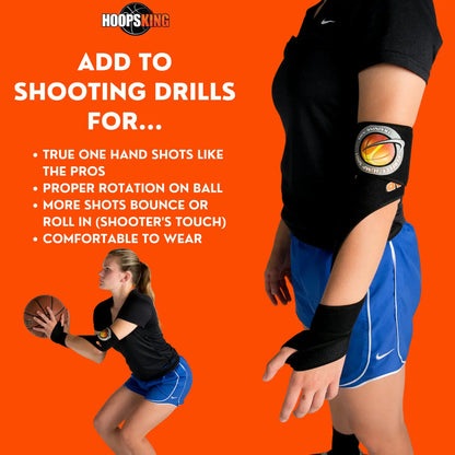 HoopsKing Wrap Strap (Off Hand) | Basketball Shooting Aid