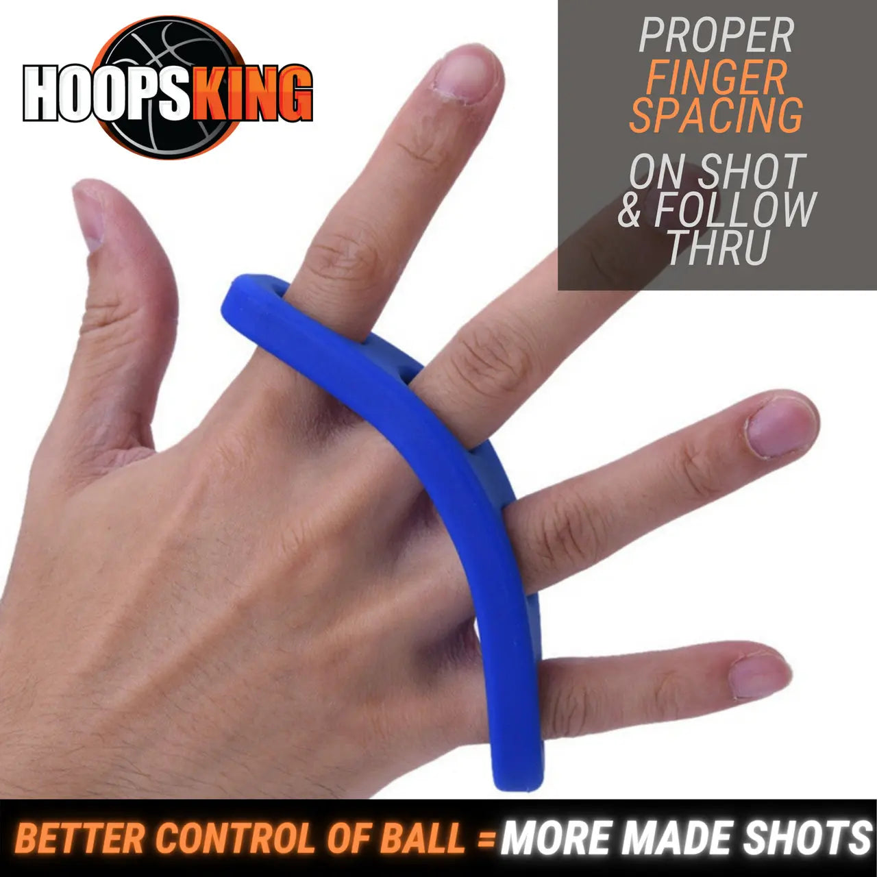 HoopsKing Hot Shot Basketball Finger Spacing Training Aid