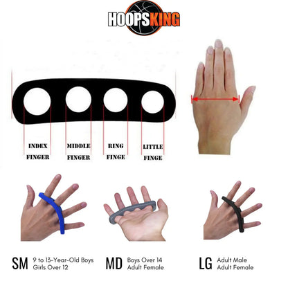 HoopsKing Hot Shot Basketball Finger Spacing Training Aid