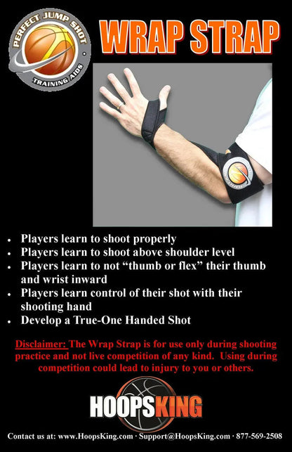 HoopsKing Wrap Strap (Off Hand) | Basketball Shooting Aid