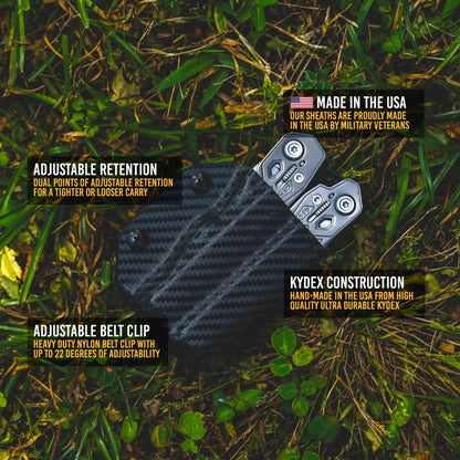 Clip & Carry Kydex Sheath for the Gerber Truss