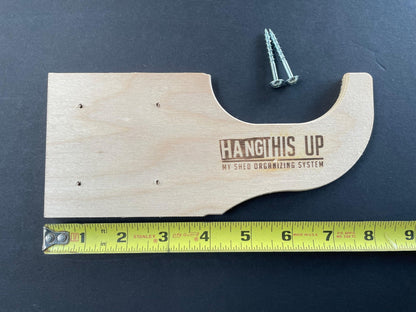 HangThis Up - Intro KIT - Garden Yard Tool Organizer, Shed Organizer, Shed Tool Rack, Garden Tool Rack, Shed Accessories
