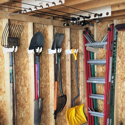 HangThis Up - Intro KIT - Garden Yard Tool Organizer, Shed Organizer, Shed Tool Rack, Garden Tool Rack, Shed Accessories