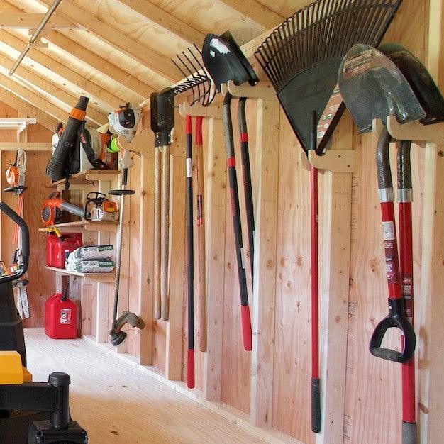 HangThis Up - Intro KIT - Garden Yard Tool Organizer, Shed Organizer, Shed Tool Rack, Garden Tool Rack, Shed Accessories