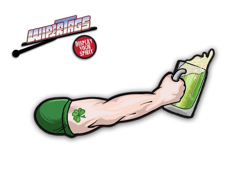 Irish Arm with Green Beer WiperTag - Angler's Pro Tackle & Outdoors