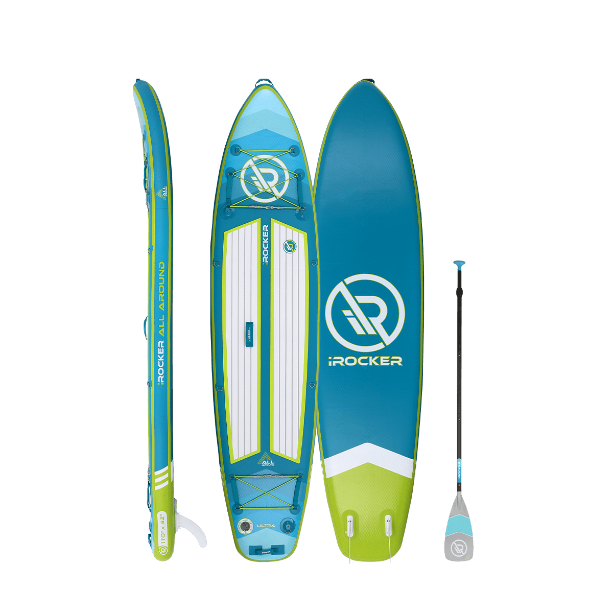 iROCKER ALL AROUND 11' ULTRA™ 2.0 Inflatable Paddle Board - Angler's Pro Tackle & Outdoors