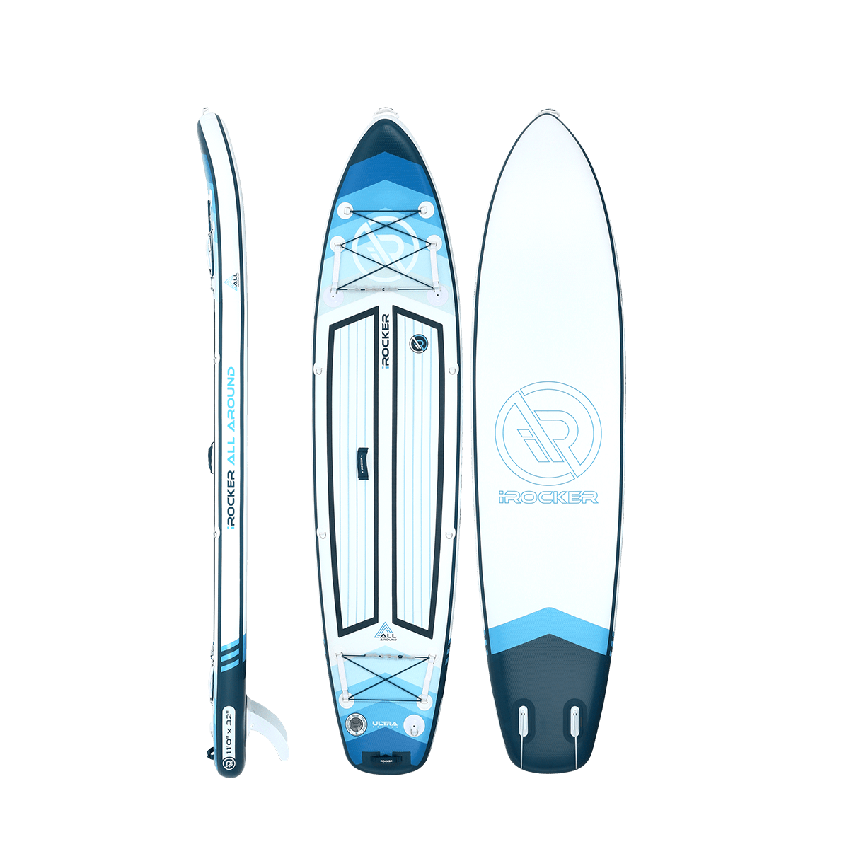 iROCKER ALL AROUND 11' ULTRA™ 2.0 Inflatable Paddle Board - Angler's Pro Tackle & Outdoors