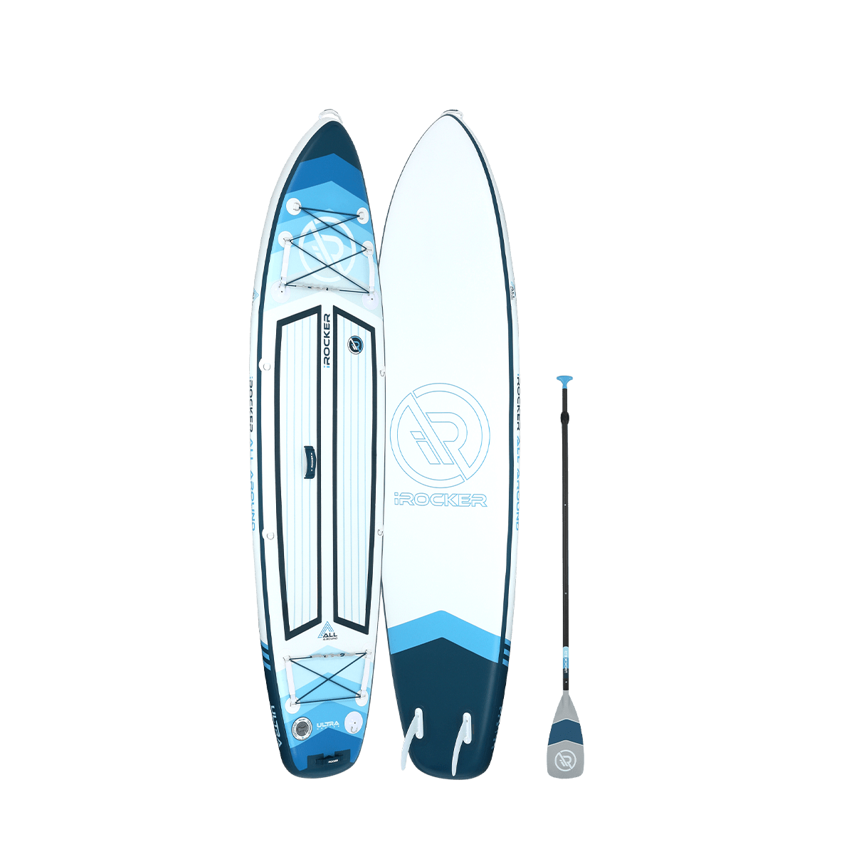 iROCKER ALL AROUND 11' ULTRA™ 2.0 Inflatable Paddle Board - Angler's Pro Tackle & Outdoors