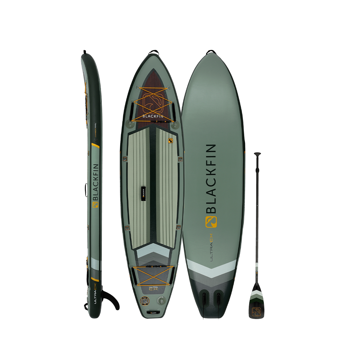 iROCKER BLACKFIN CX 10'6" ULTRA™ Inflatable Paddle Board - Angler's Pro Tackle & Outdoors