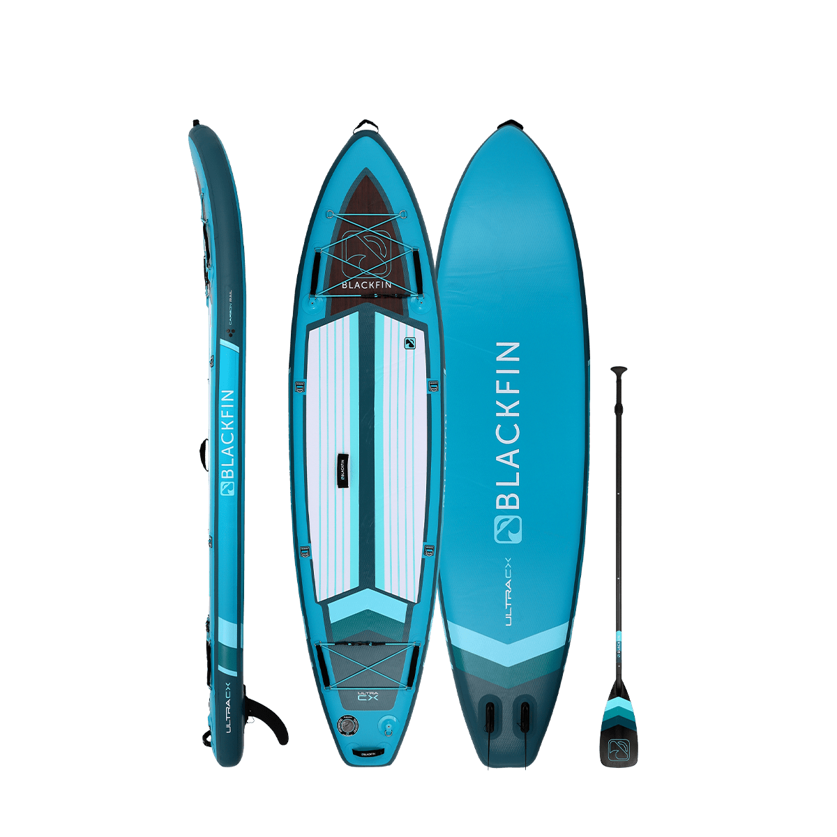 iROCKER BLACKFIN CX 10'6" ULTRA™ Inflatable Paddle Board - Angler's Pro Tackle & Outdoors