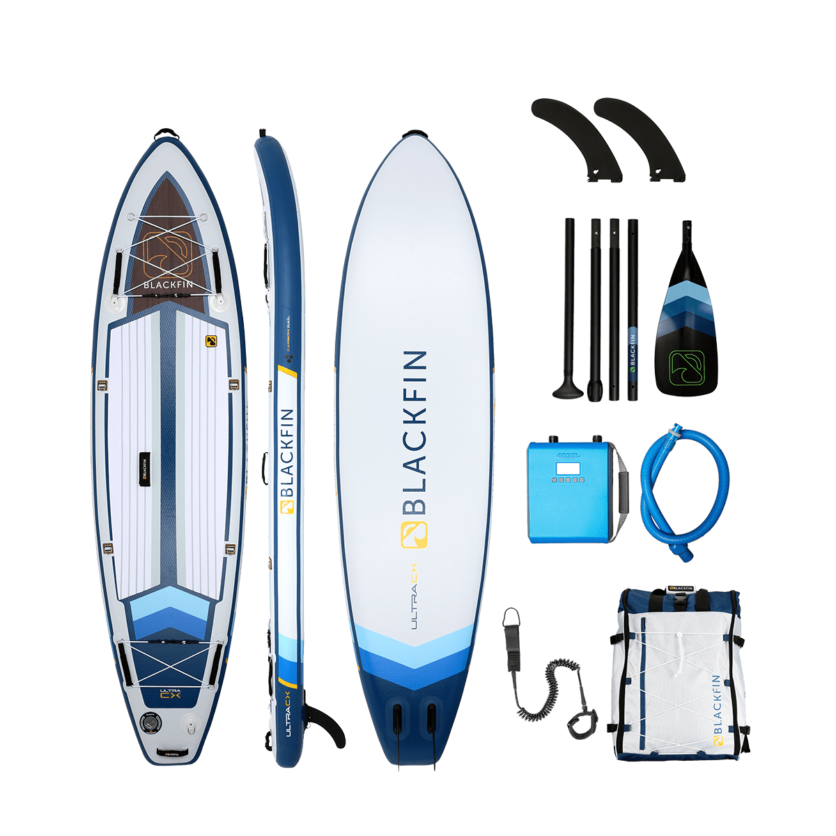 iROCKER BLACKFIN CX 10'6" ULTRA™ Inflatable Paddle Board - Angler's Pro Tackle & Outdoors