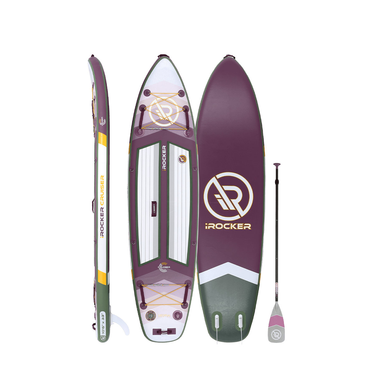 iROCKER CRUISER 10'6" ULTRA™ 2.0 Inflatable Paddle Board - Angler's Pro Tackle & Outdoors