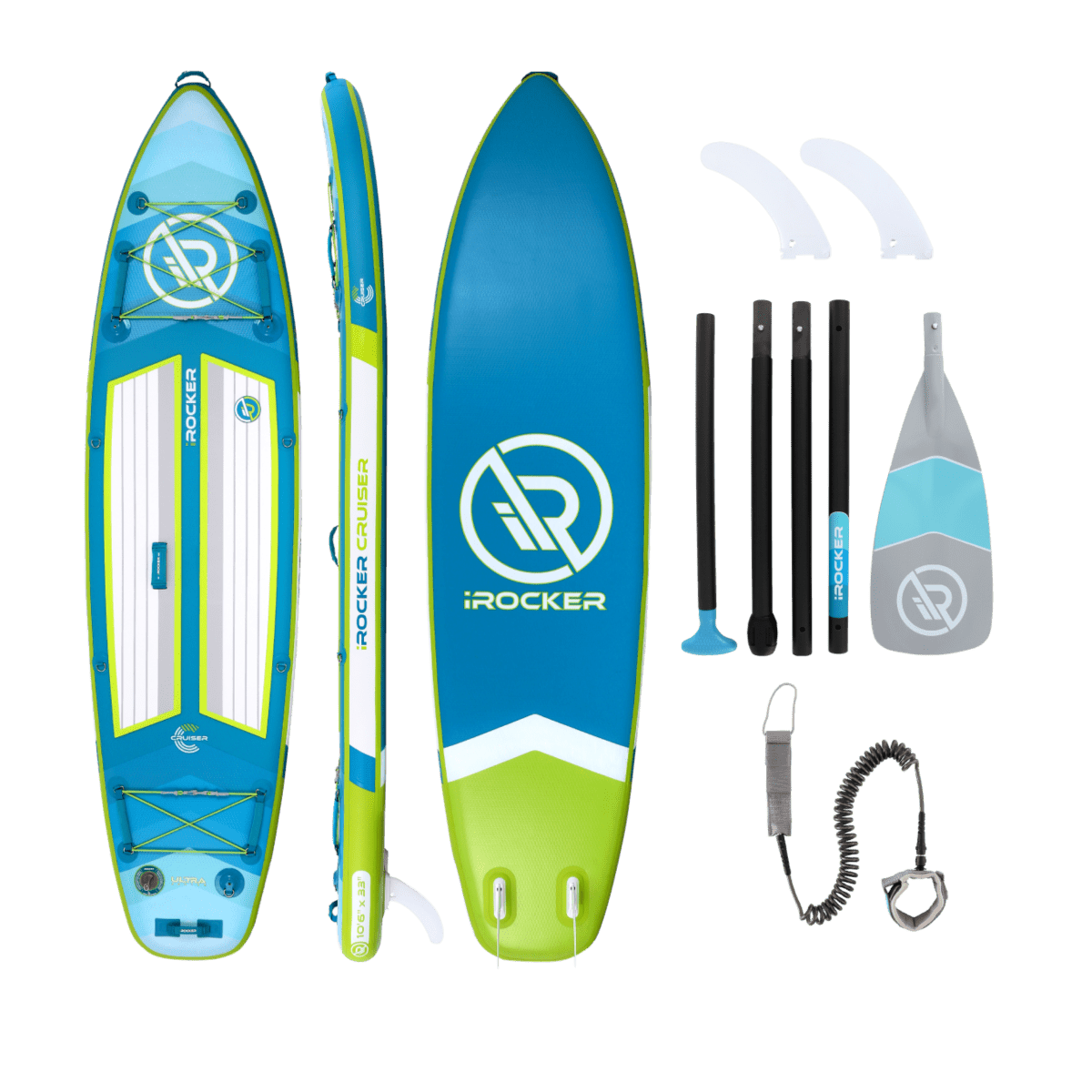 iROCKER CRUISER 10'6" ULTRA™ 2.0 Inflatable Paddle Board - Angler's Pro Tackle & Outdoors