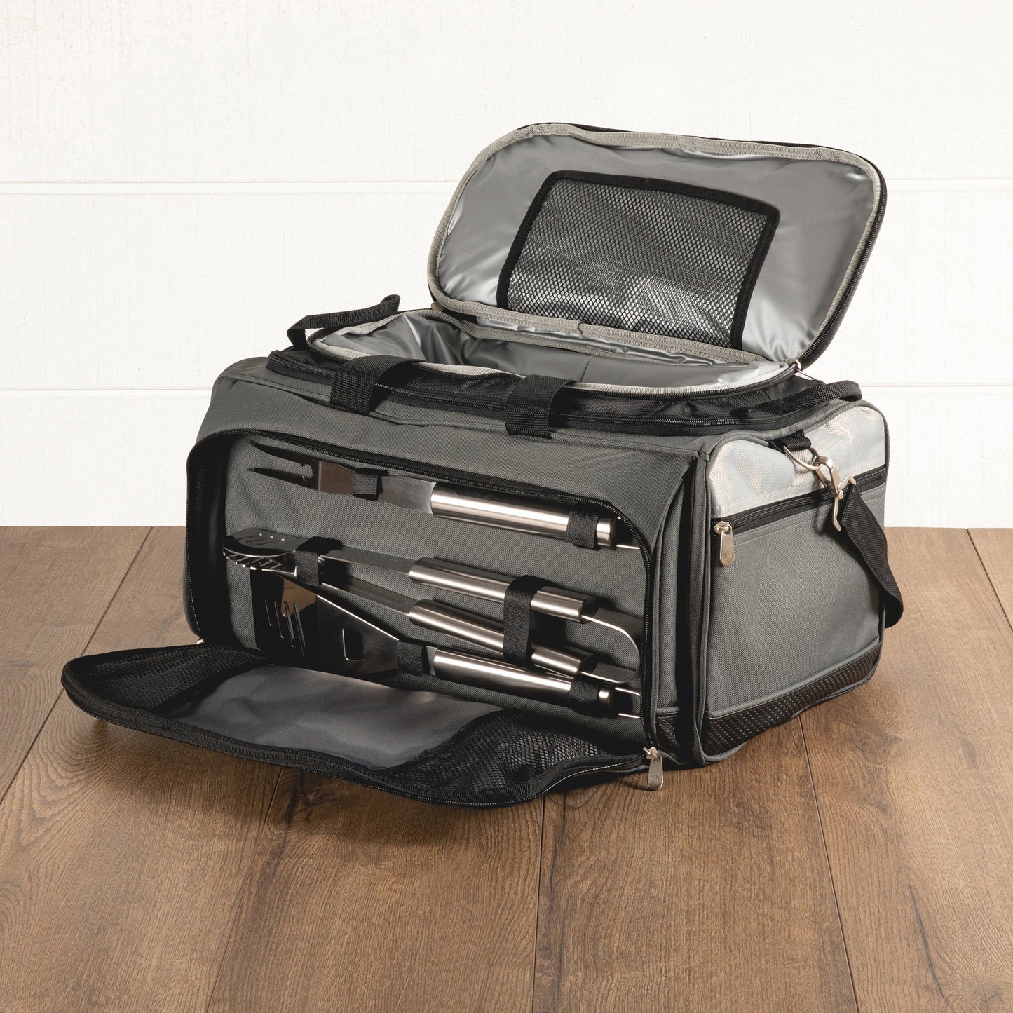 Picnic Time Buccaneer Portable Charcoal Grill & Cooler Tote