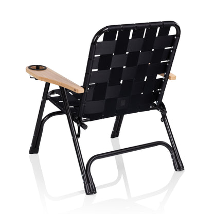 Picnic Time Lux Woven Camp Chair