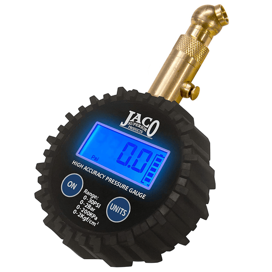 Jaco Elite® Digital Low Pressure Tire Gauge - Professional Accuracy - 30 PSI - Angler's Pro Tackle & Outdoors