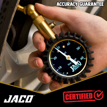 Jaco Elite® Tire Pressure Gauge - 60 PSI - Angler's Pro Tackle & Outdoors