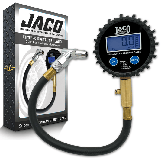 Jaco ElitePro™ Digital Tire Pressure Gauge - Professional Accuracy - 200 PSI - Angler's Pro Tackle & Outdoors