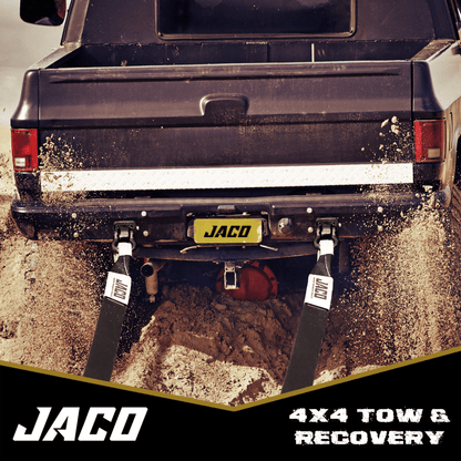 Jaco TowPro™ Recovery Tow Strap - 4x4 Trail Rated | Break Strength (31,518 lbs) - Angler's Pro Tackle & Outdoors