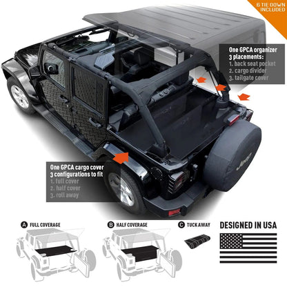 GPCA Jeep Wrangler JK 4DR Cargo Freedom Pack LITE