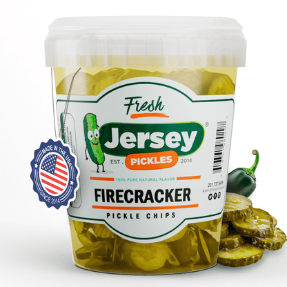 Jersey Pickles Firecracker: Mild Hot Pickle Chips - Angler's Pro Tackle & Outdoors