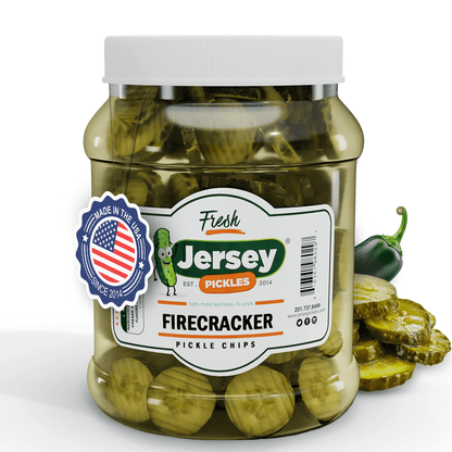 Jersey Pickles Firecracker: Mild Hot Pickle Chips - Angler's Pro Tackle & Outdoors