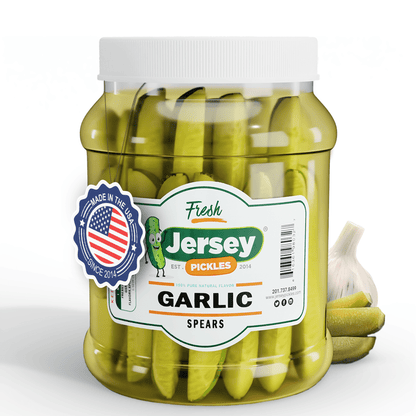 Jersey Pickles Fresh Garlic Dill Pickle Spears - Angler's Pro Tackle & Outdoors