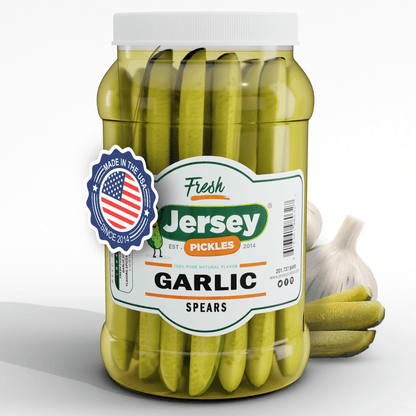 Jersey Pickles Fresh Garlic Dill Pickle Spears - Angler's Pro Tackle & Outdoors