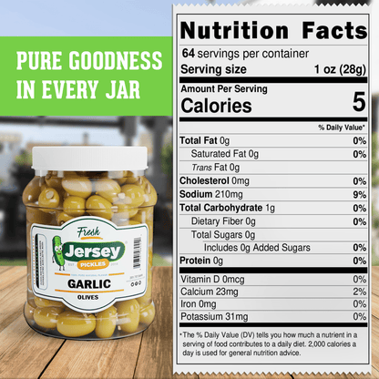 Jersey Pickles Garlic Stuffed Olives - Angler's Pro Tackle & Outdoors
