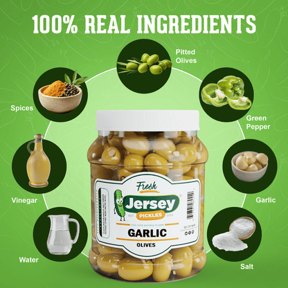 Jersey Pickles Garlic Stuffed Olives - Angler's Pro Tackle & Outdoors